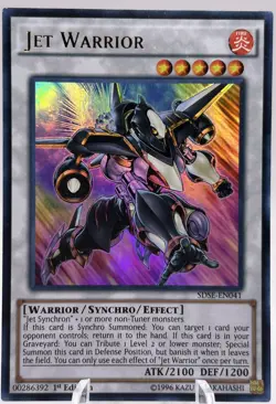 Jet Warrior SDSE-EN041 Ultra Rare 1st Edition Yugioh! NM - Image 1