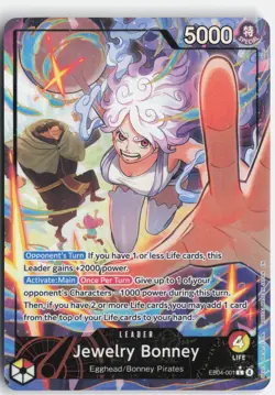 Jewelry Bonney (EB04-001) (ALTERNATE ART) Adventure on Kami’s Island (OP15-EB04) - Image 1