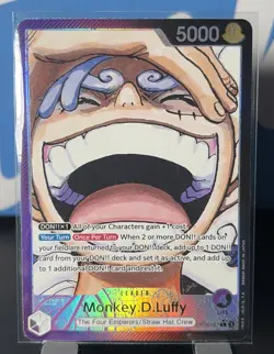 One Piece Monkey.D.Luffy OP09-061 Alternative Art Leader English Edition - Image 1