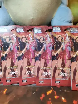 ONE PIECE Heroines EB-03 Sleeved Booster pack English (Lot of 6 ) NEW SEALED - Image 3