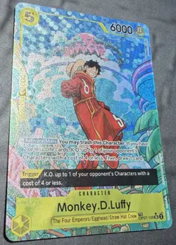 OP07-109 Monkey D. Luffy Treasure Rare (TR) Alternate Alt Art SR English - Image 4