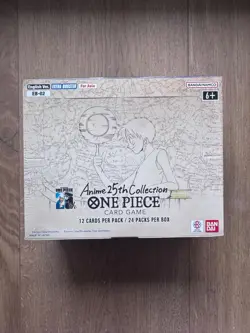 One Piece TCG EB-02 Anime 25th Collection Sealed Booster Box English Asia - Image 1
