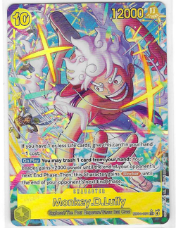 Monkey D. Luffy EB04-061 SEC Alt Art One Piece TCG – OP15 – NM - Image 1