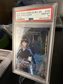 Nemu Kurotsuchi Union Arena Bleach BLC-2-035 English PSA Gem Mint 10 - Image 1