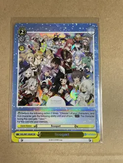 Weiss Schwarz Hololive Productions Bouquet HOL/W91-029S SR English Foil - Image 1