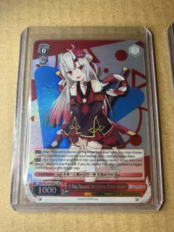 Weiss Schwarz Hololive Vol.2 A Step Towards The Future Nakuru Ayana SR English - Image 1