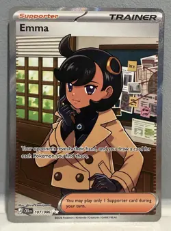 Emma 107/086 Chaos Rising Ultra Rare Pokemon TCG Card - Image 1