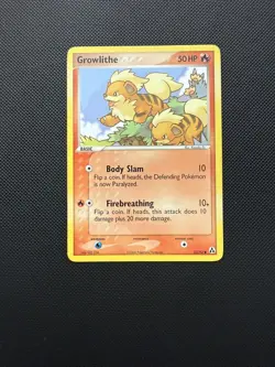 Growlithe 55/92 EX Legend Maker NM Pokemon Card - Image 1