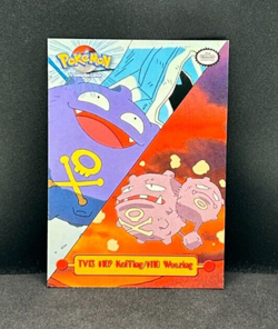 1999 Topps Pokemon Trading Card TV13 #109 Koffing #110 Weezing LP - Image 2