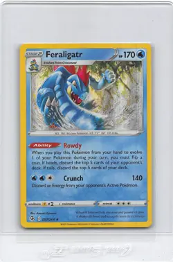 FERALIGATR 057/264 - FUSION STRIKE - HOLO RARE - POKEMON CARD - NM - Image 1