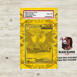 Mega Charizard X ex 130/106 Extended Art Insert for PSA / Graded Guard (No Card) - Image 1