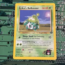 Erika's Bulbasaur 39/132 Gym Challenge Uncommon Pokemon Card - Image 1