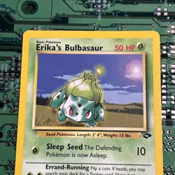 Erika's Bulbasaur 39/132 Gym Challenge Uncommon Pokemon Card - Image 2