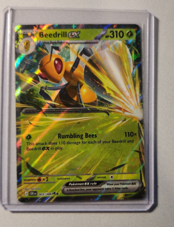 Pokemon card Beedrill EX CRI 3 - Chaos Rising Double Rare Holo NM - Image 1