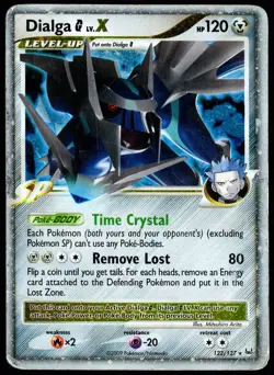 Pokemon TCG Dialga G LV.X 122/127 2009 Platinum Ultra Rare Card - HP - Image 1