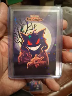 Pokemon 2025 Card Database Set Halloween Gengar Cracked Ice Holo card - Image 1