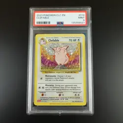 PSA 9 Clefable 014/034 Pokemon Classic Collection English Holo Graded Card - Image 1