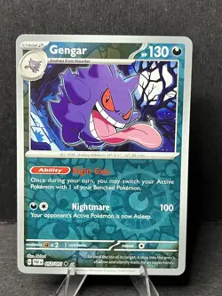 Gengar #057/091, Reverse Holo Pokemon card - Image 1