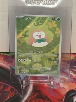 Pokemon Rowlet 090/088 POR Holo Basic 80 HP Grass Card English - Image 1