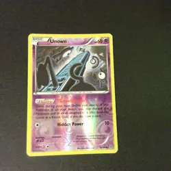 Unown 30/98 ANCIENT ORIGINS Pokemon Card Reverse Holo 031318 - NM - Image 3