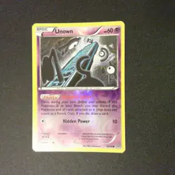 Unown 30/98 ANCIENT ORIGINS Pokemon Card Reverse Holo 031318 - NM - Image 4