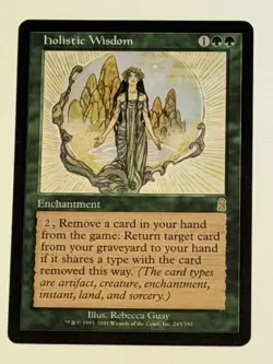 Holistic Wisdom Odyssey Regular Magic The Gathering MTG Card - Image 1