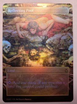 Reflecting Pool FOIL PROXY Card (FOIL ERROR) with Custom Fantasy Art Design - Image 1