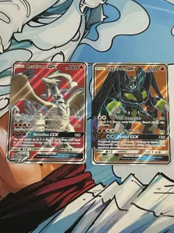 Pokemon TCG Zygarde GX Reshiram GX card lot - Image 1