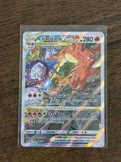 NM-MINT Pokemon TCG Charizard Card VSTAR SWSH262 SWSH Promo Holo English - Image 1