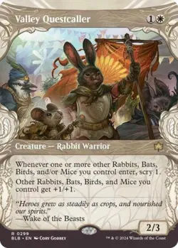 Valley Questcaller (Showcase) -Foil Near Mint MTG Bloomburrow - Image 1