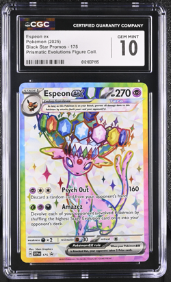 Pokemon CGC Espeon ex Scarlet & Violet Promo Holo EX Card English - Image 1