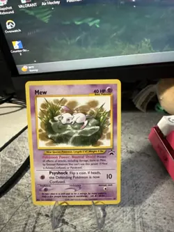 Pokemon TCG Mew Black Star Promo 47 Lilypad WOTC 2000 Vintage Card - Image 1