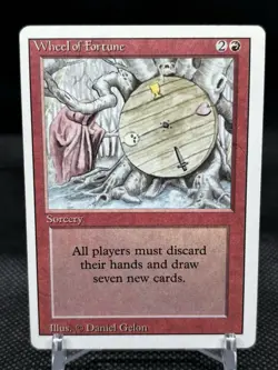 MTG Wheel of Fortune - 3rd Edition / Revised #185 MP - Image 1