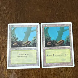Forest (A) MTG Core Set 4th Edition Regular Magic The Gathering MTG M/HP - Image 1