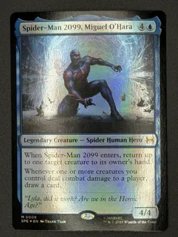 Spider-Man 2099, Miguel O'Hara MTG Marvel's Spider-Man: Eternal-Legal Foil - Image 1