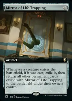 x1 Mirror of Life Trapping - Extended Art R MTG Commander Legends: Battle for Ba - Image 1