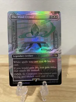 MTG The Wind Crystal Borderless FOIL #0330 Final Fantasy Rare NM/M - Image 1