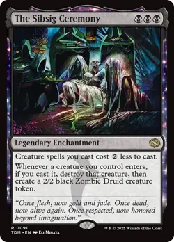 THE SIBSIG CEREMONY X 4 N/M TARKIR: DRAGONSTORM MAGIC THE GATHERING - Image 1