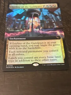 MTG FOIL Leyline of the Guildpact Extended Art - Murders at Karlov Manor #418 - Image 2
