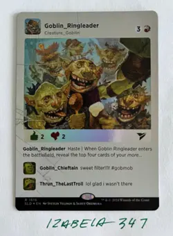 MTG Goblin Ringleader - RAINBOW FOIL - Secret Lair Drop #1616 NM/M Unplayed - Image 1