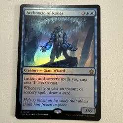 Archmage of Runes (NM Foil) FDN-0030 Rare MTG - Image 1
