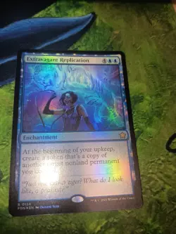 Extravagant Replication 154 Rare Foundations Magic: The Gathering Foil Near Mint - Image 1