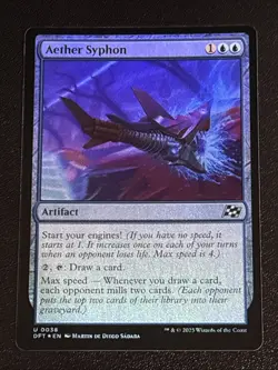 MTG Aetherdrift Aether Syphon Foil 0038 NM - Image 1