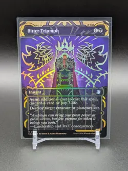 BITTER TRIUMPH 26 - Secrets of Strixhaven: Mystical Archive UC Foil NM - - Image 1