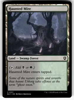 Haunted Mire 311 Common Commander: Bloomburrow Magic: The Gathering Near Mint - Image 1
