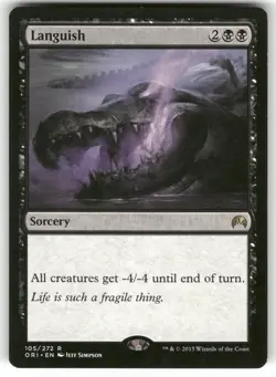 Languish 105 Rare Magic Origins Magic: The Gathering Near Mint - Image 1