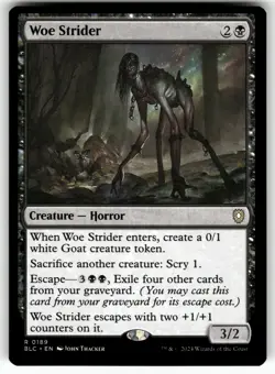 Woe Strider 189 Rare Commander: Bloomburrow Magic: The Gathering Near Mint - Image 1