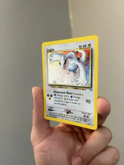 Pokemon Neo Genesis Lugia TCG Holo Rare Card 9/111 Unlimited LP - Image 3