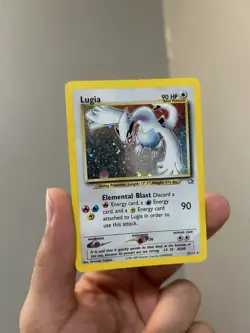 Pokemon Neo Genesis Lugia TCG Holo Rare Card 9/111 Unlimited LP - Image 4