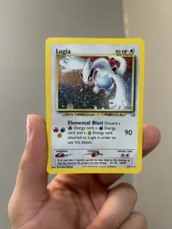 Pokemon Neo Genesis Lugia TCG Holo Rare Card 9/111 Unlimited LP - Image 5